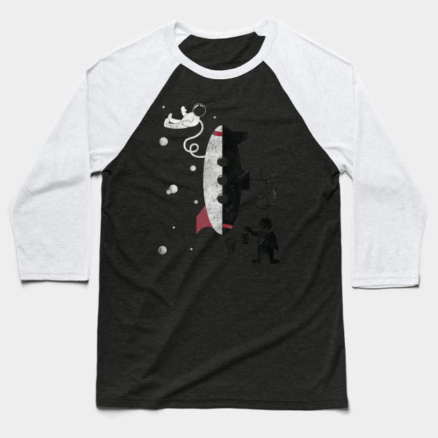 Blast Off & Prepare For Dive! Baseball T-Shirt by BeanePod